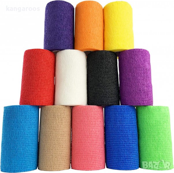 Самозалепващ бинт (Кобан) Kindmax Lap 10 см х 4.6 м, снимка 1