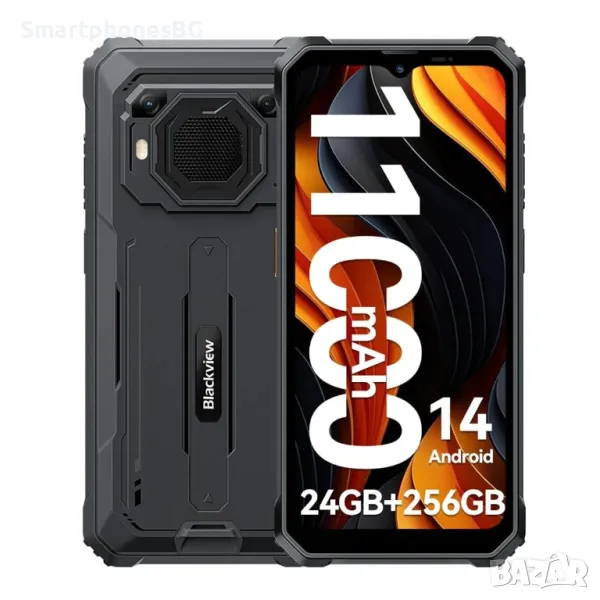 Blackview BV6200 Plus 24GB RAM 256GB ROM, 11000 mAh, с IP68/69 защита, снимка 1