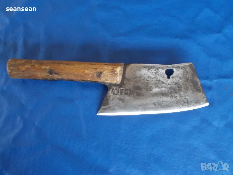 Огромен стар кован сатър, снимка 1