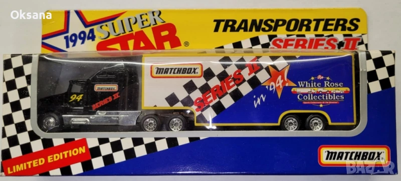 Matchbox Convoy Kenworth Aerodyne White Rose, снимка 1