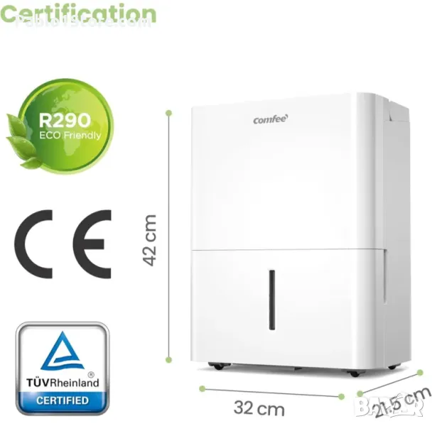 ПРОМОЦИЯ Влагоабсорбатор Comfee (MDDN-10DEN7) 10L/ден за 20-50кв.м, снимка 1