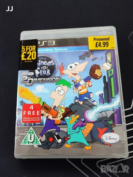 Phineas and Ferb Across the 2nd Dimensionигра за PS3, Playstation 3 ПС3, снимка 1