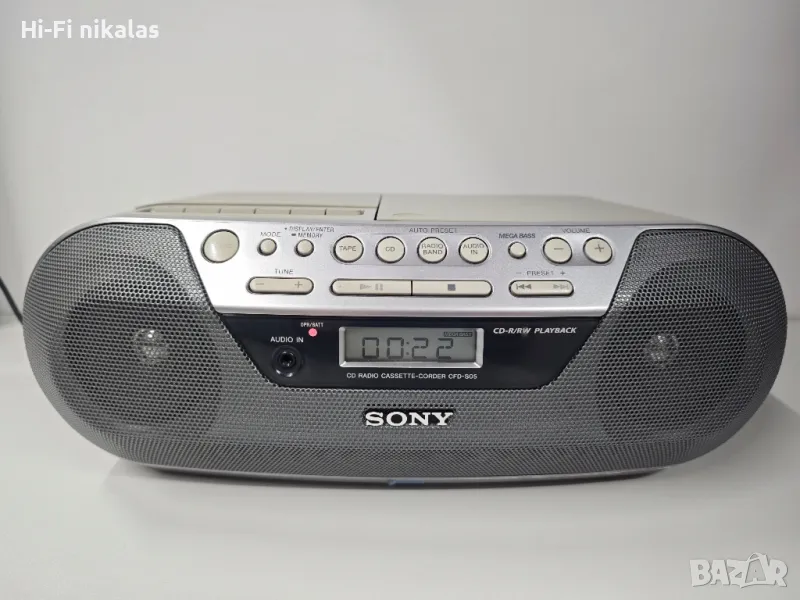 стерео радио касетофон CD player SONY  CFD-S05, снимка 1