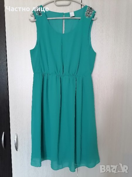 Л р/р Като нова официална дамска рокля, ГО 48см., снимка 1