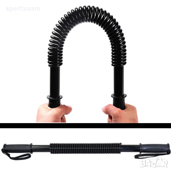 Пружинен лост за огъване с ръкохватки и усилие от 40 кг., снимка 1
