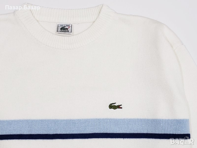 НОВ! Пуловер Плетена Блуза LACOSTE Лакост (L-XL), снимка 1