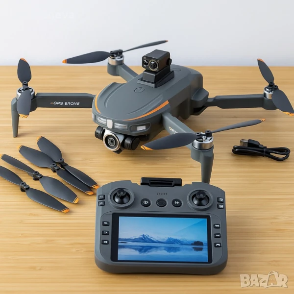 Професионален 4K дрон, с интелигентно управление и GPS S28. , снимка 1