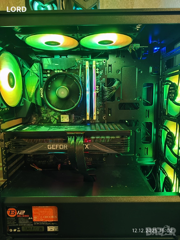 Геймърски Ryzen 5 5600G, RTX 3070 8GB, RAM 16GB DDR4 3000, SSD 512GB NVME, снимка 1