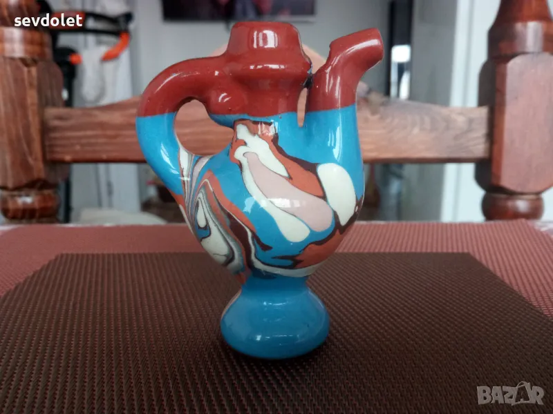 Миниатюрна,красива стомничка-свирка(дудук), снимка 1