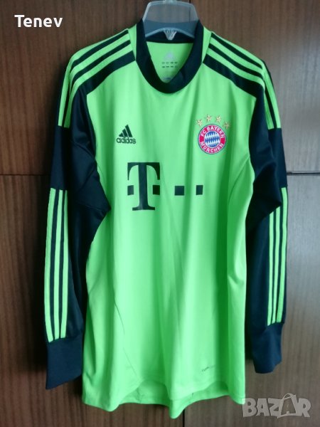 Bayern Munich Adidas оригинална вратарска тениска фланелка блуза Байерн Мюнхен размер М, снимка 1