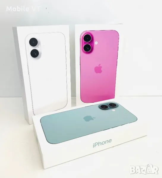 НОВ! iPhone 16 256GB Pink / White / Teal ГАРАНЦИЯ!, снимка 1