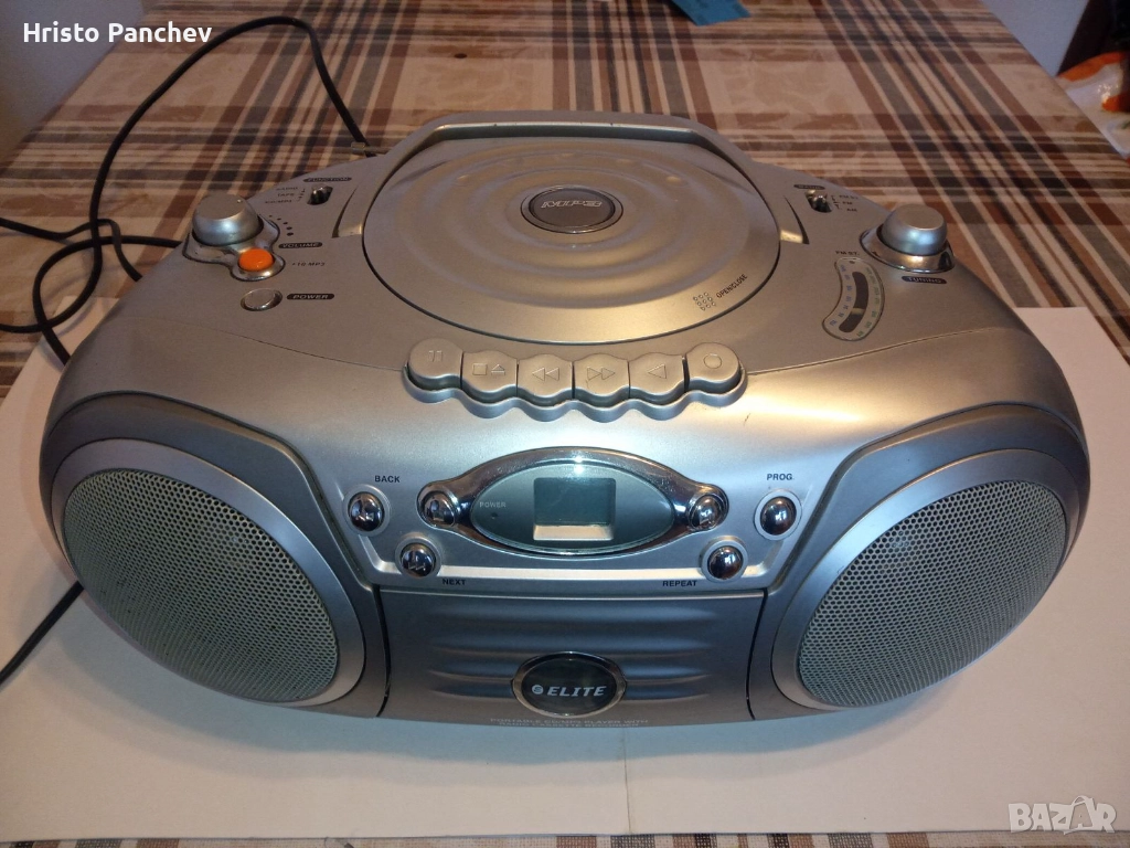 Радиокасетофон + СД "ЕЛИТ", снимка 1