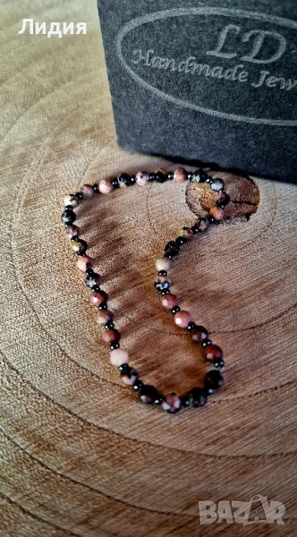 Гривна от Родонит , снимка 1