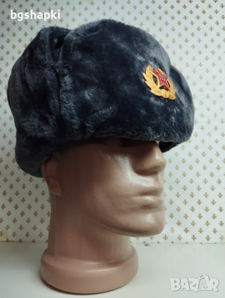 Сива руска шапка -73, снимка 1