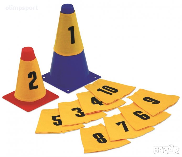 Калъф за конуси 10 бр с номера Код: 20059327 Филтрирай по: КОНУСИ Материал: Изкуствен плат 10 бр. , снимка 1