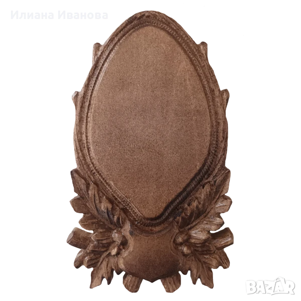 Поставка за Ловен трофей - Модел 2 - дърворезба, снимка 1