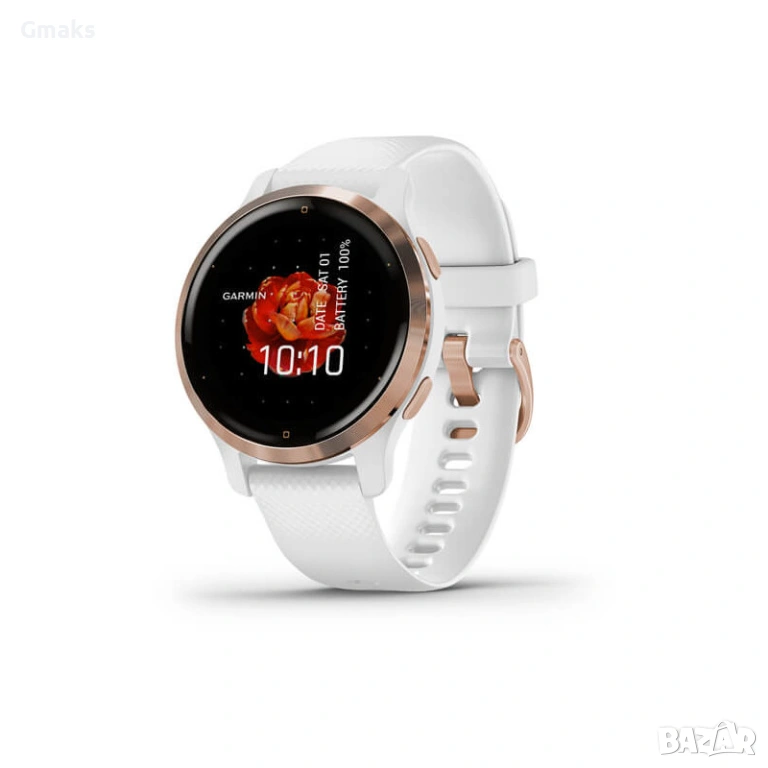 Часовник Smartwatch Garmin Venu 2S, Rose Gold/White, снимка 1