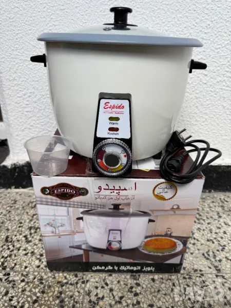 Персийски Оризовар Espido RCG-50T с Функция за Тадаг, 2.2л, 900W, 4 Нива на Коричка!, снимка 1