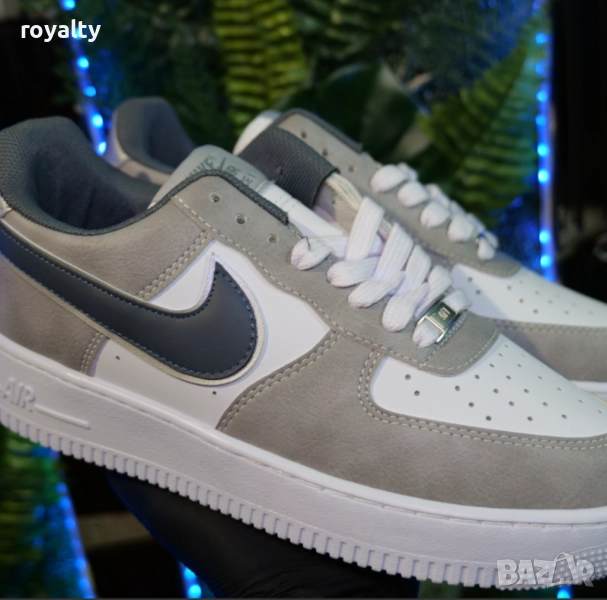 Мъжки маратонки Nike Air Force 1 бяло и сиво, снимка 1
