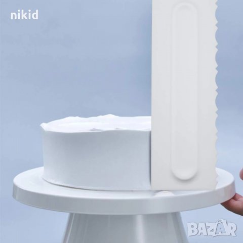 4 вида Текстурна шпатула за релеф линии зебра вълни уред пластмасов двустранен Голям скрапер, снимка 5 - Аксесоари за кухня - 33677090