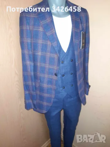 Мъжки костюм в английски стил, снимка 3 - Костюми - 48862583