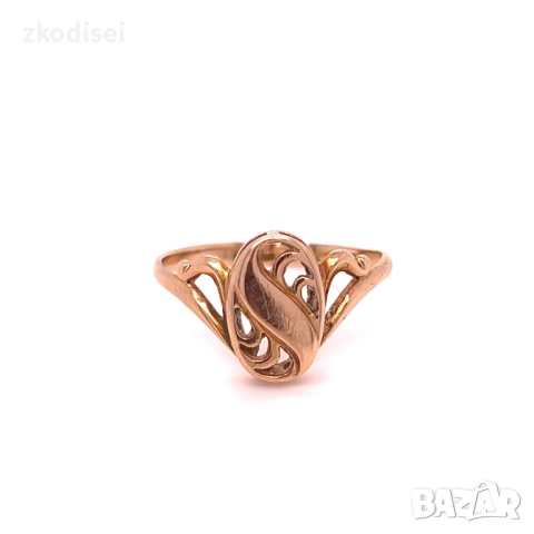 Златен дамски пръстен 2,05гр. размер:55 14кр. проба:585 модел:34810-2