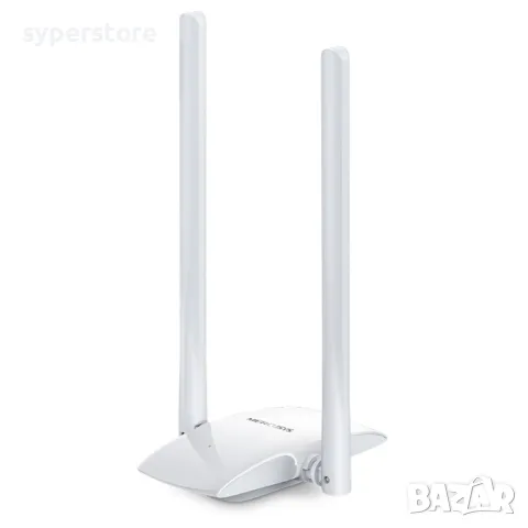 Ланкарта Безжична Mercusys MW300UH,  300 Mbps, 2 антенi, x5db, 2x2 Mimo, мощна безжична ланкарта на 