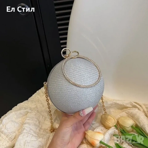 💕Дамска чанта ,топка , снимка 6 - Чанти - 53562756