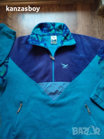 SALEWA VINTAGE FLEECE - винтидж мъжки полар Л , снимка 3 - Блузи - 53276058
