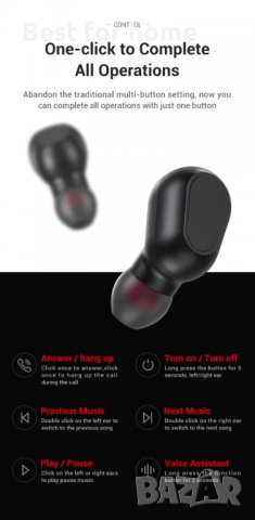 Безжични аудио слушалки Bluetooth F22 TWS F22 , снимка 3 - Bluetooth слушалки - 37473645