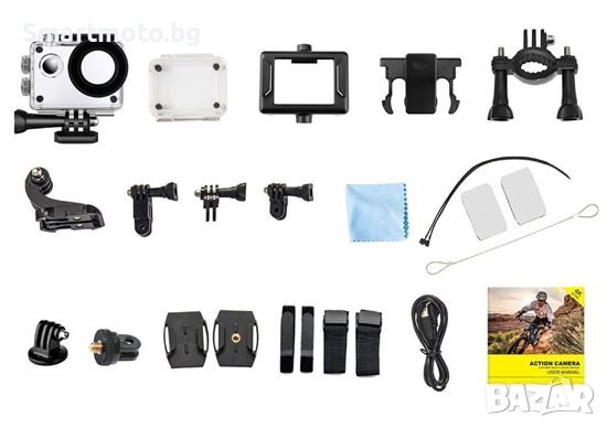 Спортна камера S9R Водоустойчива EIS Anti-shake WIFI Дистанционно, снимка 2 - Други - 43185958
