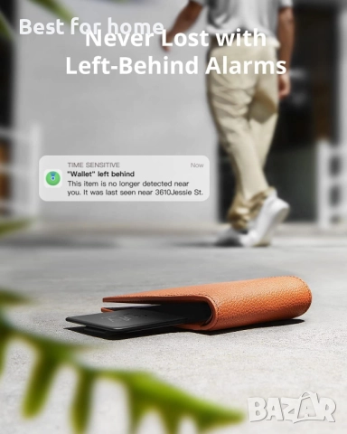 Security Smart тракер карта , работи с Apple Find My проследяване на портфейл,телефон , снимка 6 - Друга електроника - 51807519