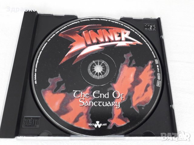 SINNER – The End Of Sanctuary (2000), снимка 2 - CD дискове - 32629997