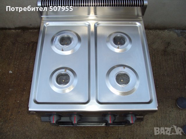 Професионален, италиански, газов котлон на база GGM GASTRO - 4 горелки, снимка 12 - Обзавеждане на кухня - 43661131