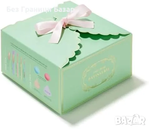 Нови Мини четки и гъбички за грим Комплект от 9 части Spectrum за жени