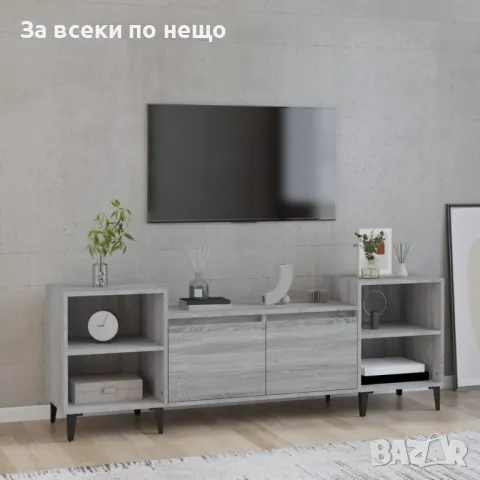 ТB Шкаф, Сив Сонома, 160x35x55 См, Инженерно Дърво Код P482, снимка 4 - Шкафове - 50260947