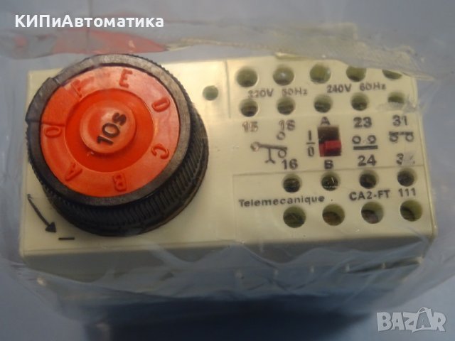 закъснително реле Telemecanique CA2-FT111 220V 50Hz 10s, снимка 4 - Резервни части за машини - 37506115