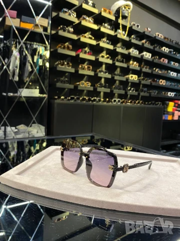 очила с черен обикновен калъф и ув защита chanel, снимка 9 - Слънчеви и диоптрични очила - 51420213