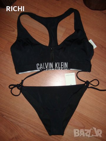 CALVIN KLEIN – Бански комплект черен тип бюстие, снимка 2 - Бански костюми - 36727632