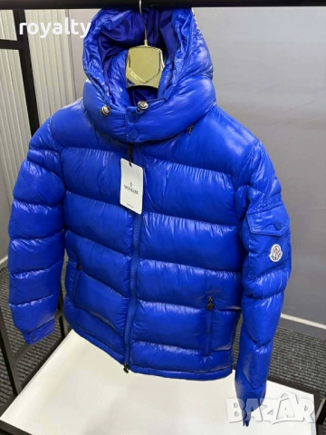  Moncler Зимно Синьо Мъжко Яке Монклер 