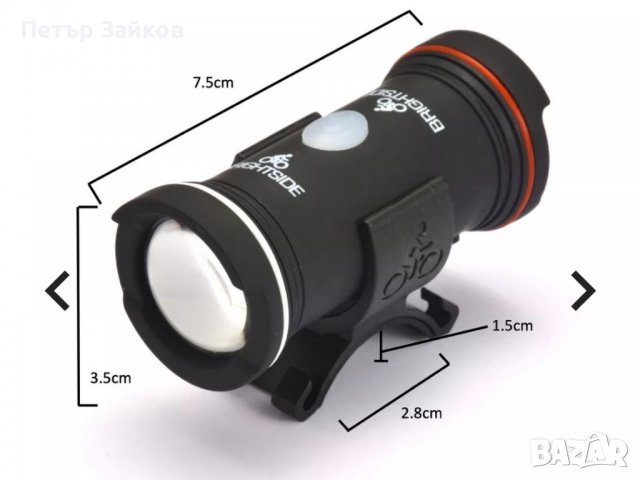 Фар за велосипед , снимка 2 - Аксесоари за велосипеди - 38915830