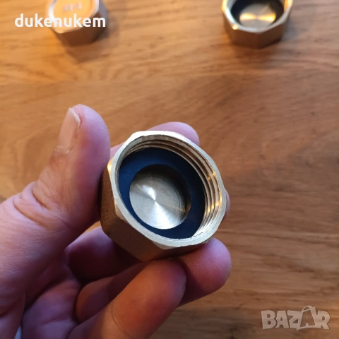 3 бр. Месингова капачка G1, 1 цол, снимка 10 - Други инструменти - 53188065