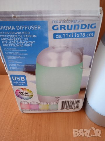 Grundig дифузер+подарък етерично масло, снимка 4 - Овлажнители и пречистватели за въздух - 36496484
