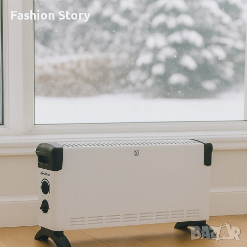 Конвекторни отоплители Rosberg – 2000W, 3 степени, защита от прегряване, снимка 3 - Отоплителни печки - 51801272