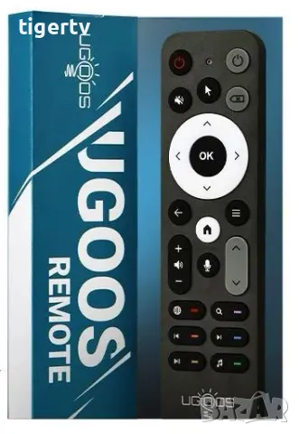 Оригинално гласово дистанционно Ugoos UR02 BT Remote Control за ТВ Бокс и телевизор, гаранция, снимка 8 - Дистанционни - 44744454