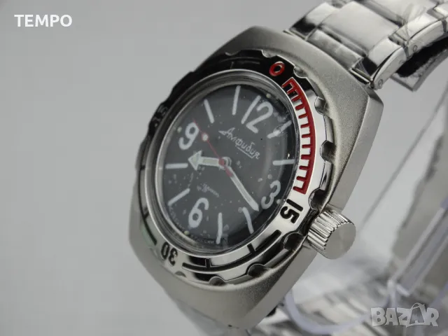 ВОСТОК АМФИБИЯ АВТОМАТИЧЕН ref: 090913, снимка 12 - Мъжки - 43232652