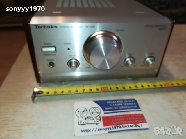 TECHNICS SE-HD51 AMPLIFIER-MADE IN JAPAN-SWISS 1412231132, снимка 7 - Ресийвъри, усилватели, смесителни пултове - 43407913