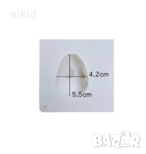 3D малко заоблено зайче заек Силиконов молд форма калъп фондан шоколад гипс сапун свещ смола, снимка 3 - Форми - 36541685