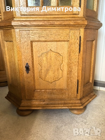 Ъглова витрина Антик , снимка 7 - Секции и витрини - 52800720