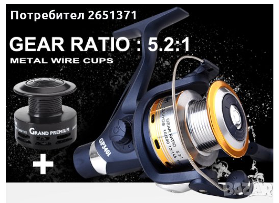 Макара със заден аванс GP340i - 32 лв.